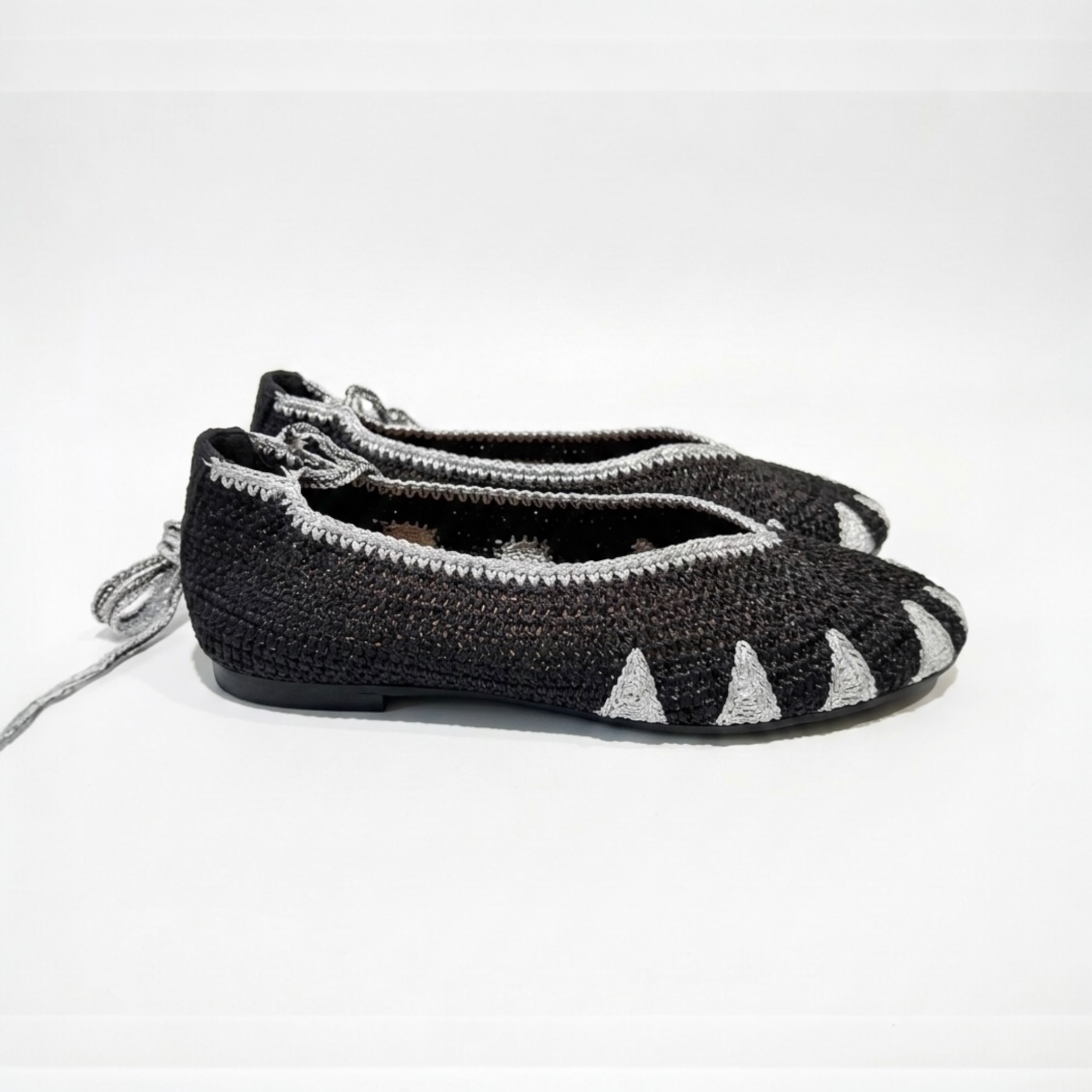 ballerina ricamo nera