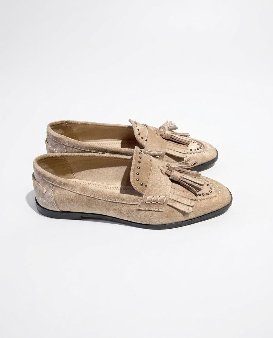 mocassino camoscio