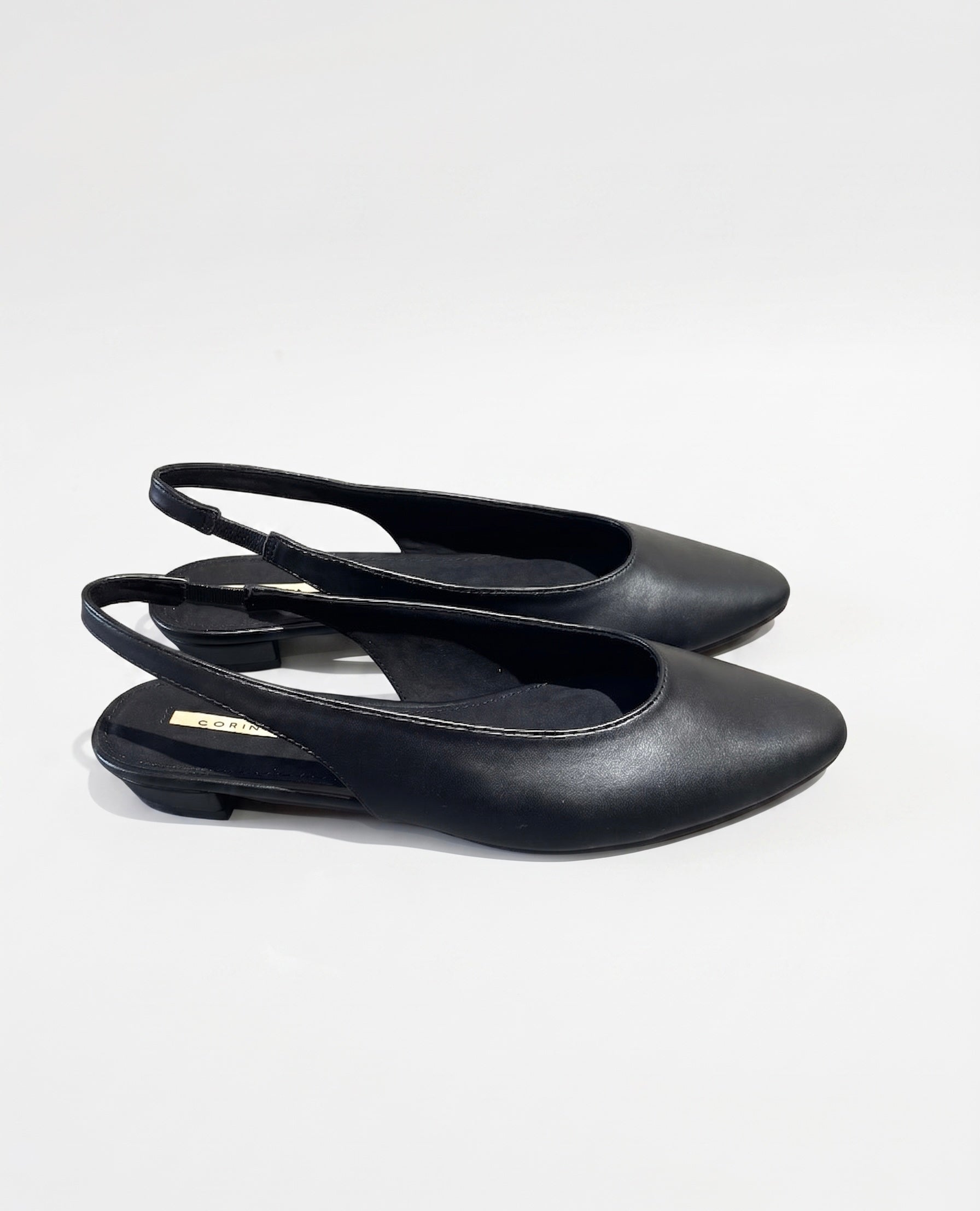 ballerina nera tacco basso