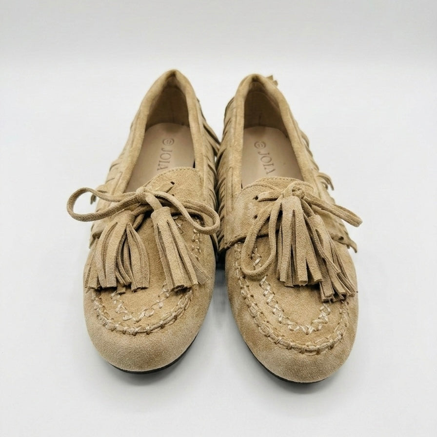 mocassino frange beije