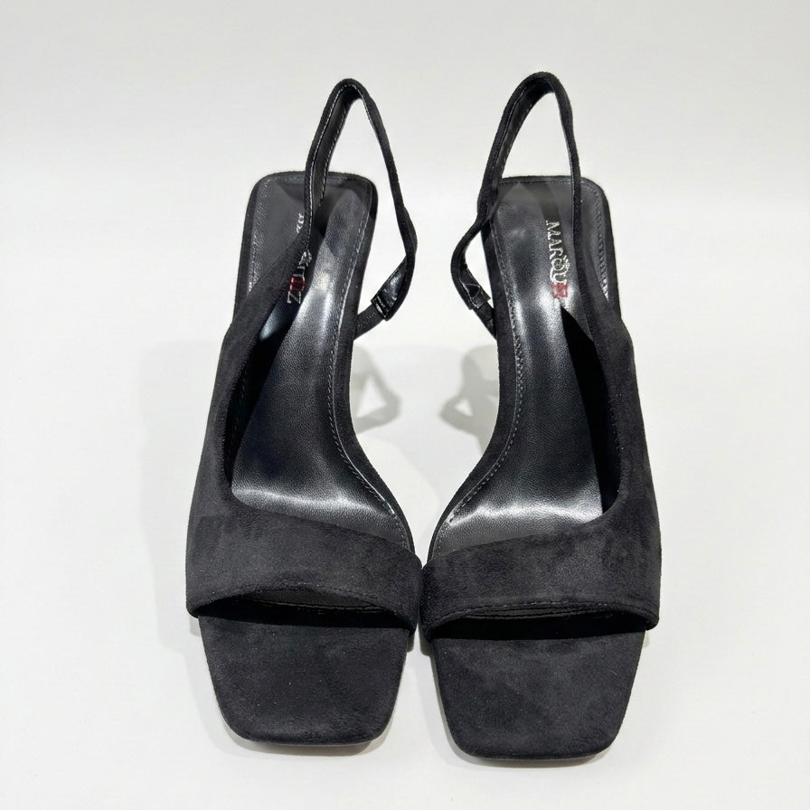 tacco sandalo camoscio